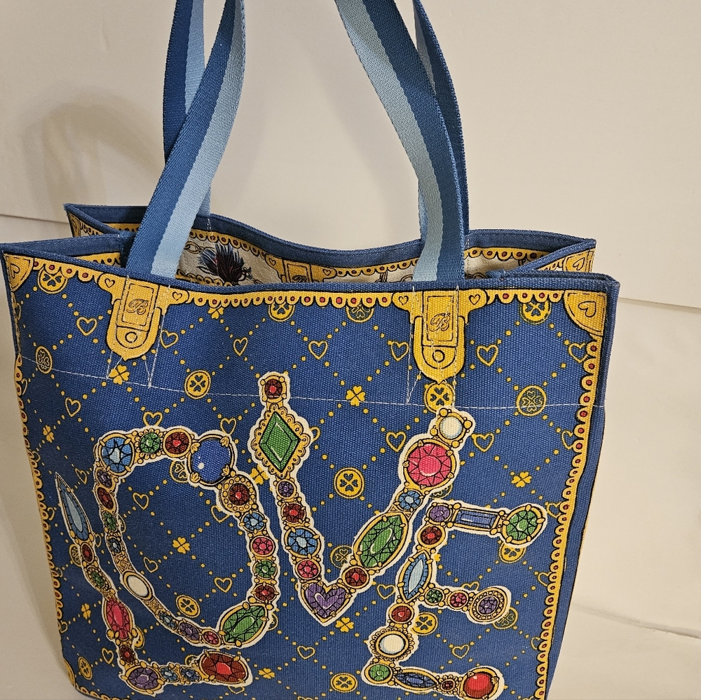 Brighton Glittering Love Canvas Tote - Picture 3 of 8